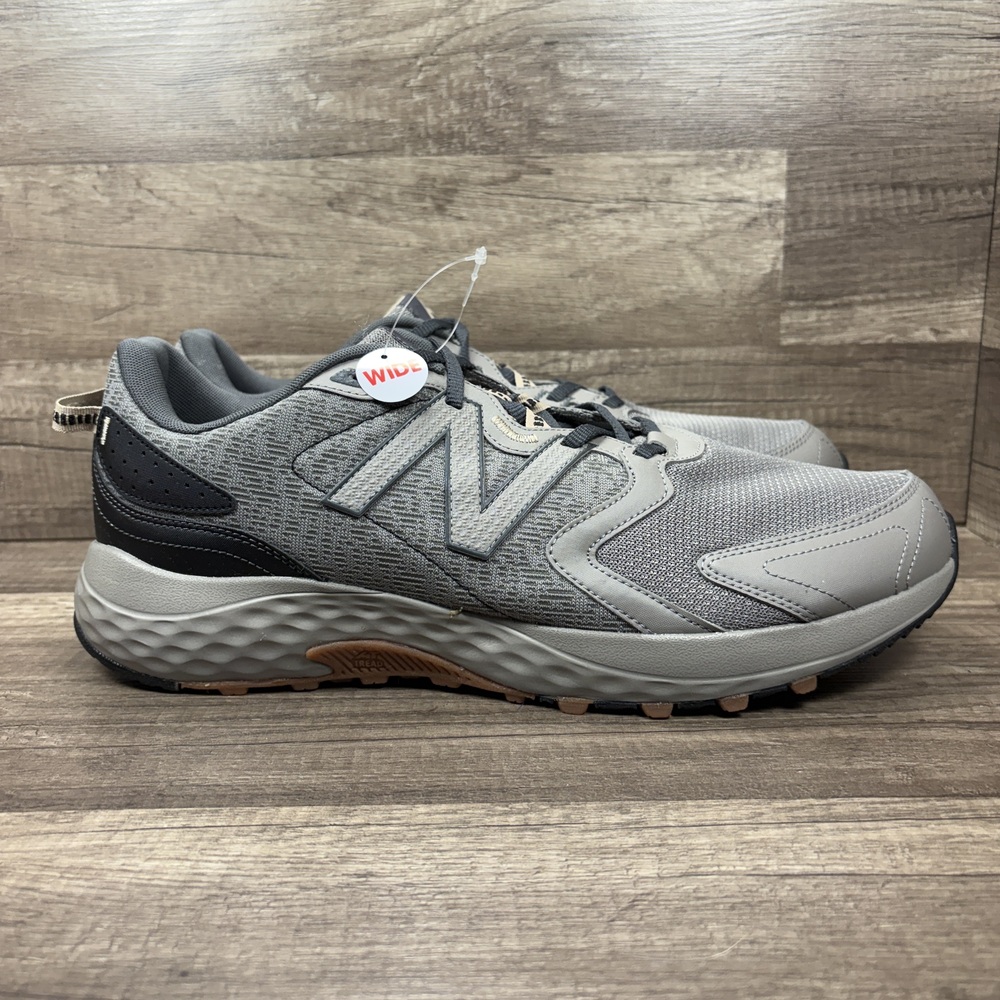 New Balance 410 v7 Gray Mens US Size 15 Extra Wide EUR 50 MT410CB7 Sneakers NEW